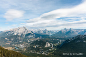 View from Banff Gondola by Brewster