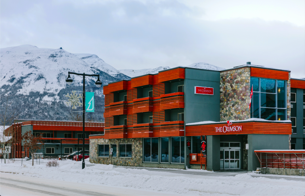 CrimsonHotel WinterExterior FromTourismJasper
