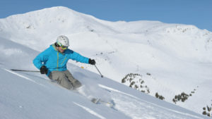 Skier, Closeup, Marmot Basin, Jasper