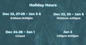 Holiday Hours 23