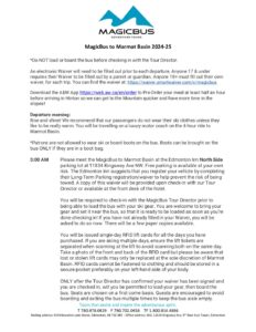 Daybus customer itinerary with overnight info 2024 2025 pdf