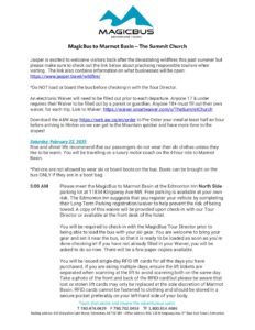 Itinerary The Summit Church MagicBus to Marmot February 22 2025 pdf