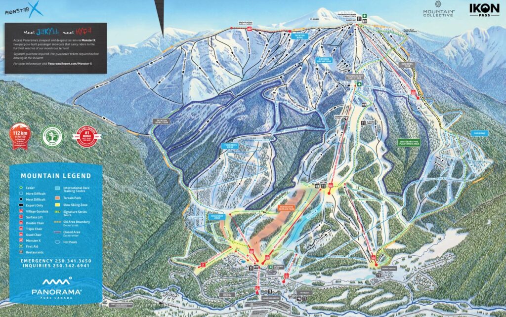 Panorama Trail Map Preview