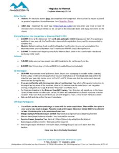 MagicBus to Marmot Customer Daybus Itinerary 25 26 pdf